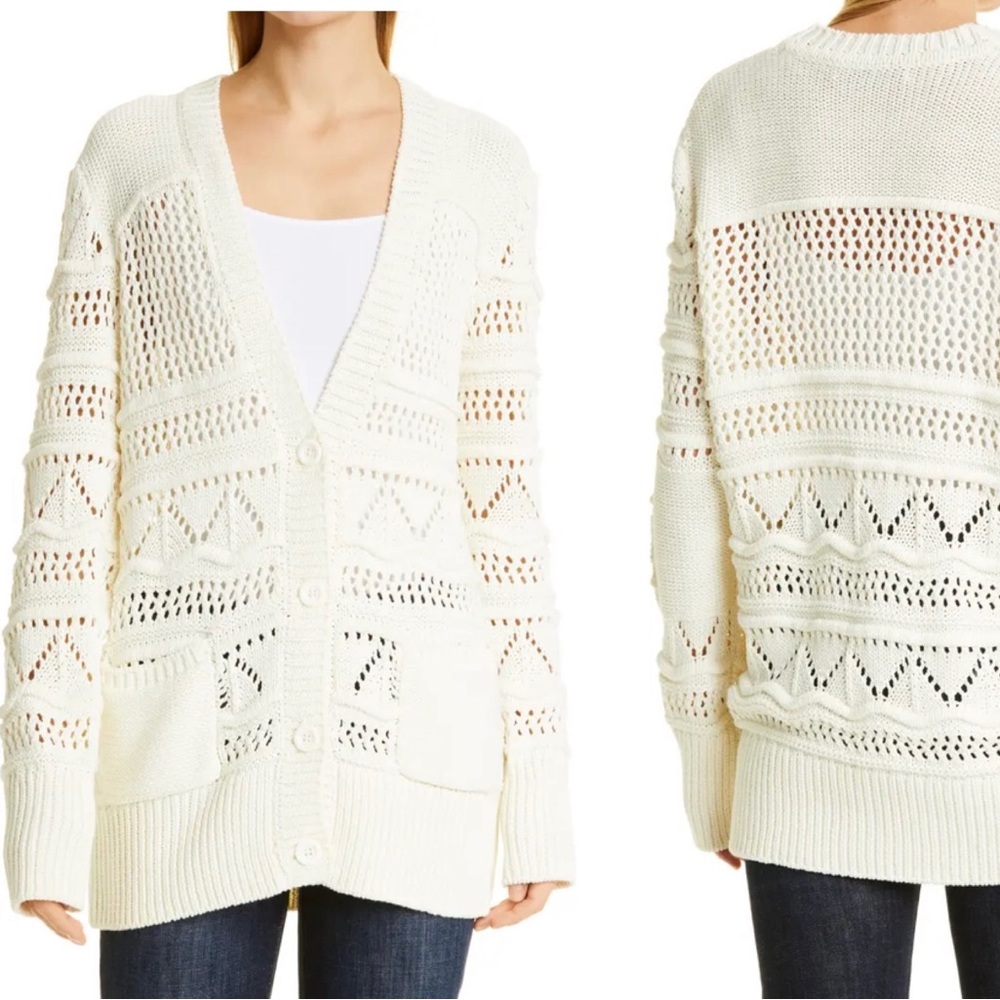 NWT JOIE Harbin Open Knit Cardigan